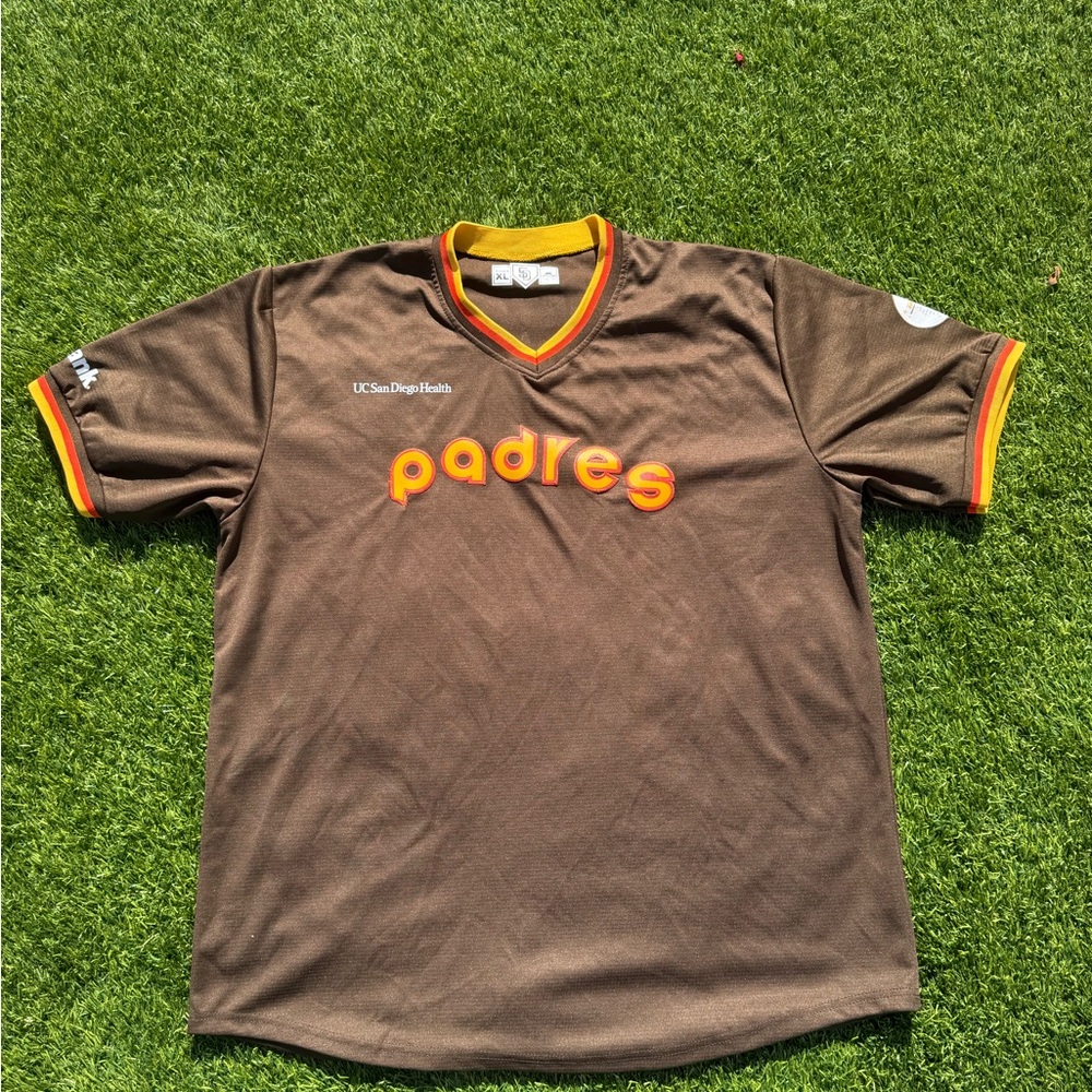 Old School Style Padres Baseball Jersey